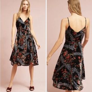 Anthropologie Eri + Ali Burnout Velvet Dress